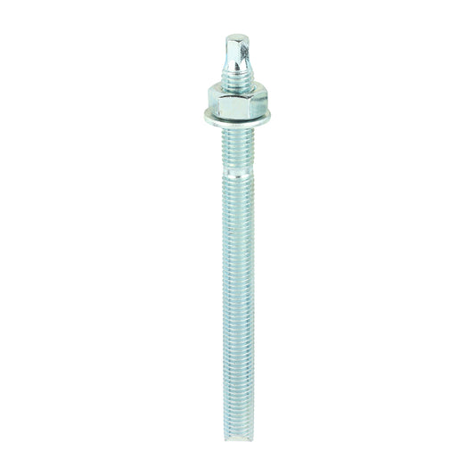 TIMCO M12 x 160 Chemical Anchor Threaded Studs, Nuts & Washers Zinc
