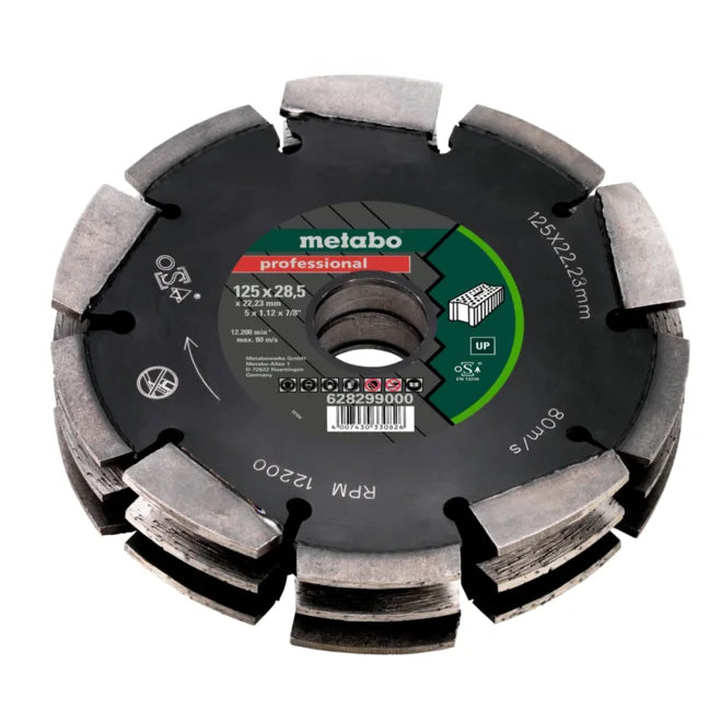 Metabo Dia-CD3 125mm 3R Professional UP Universal Wall Chaser Blade for MFE40