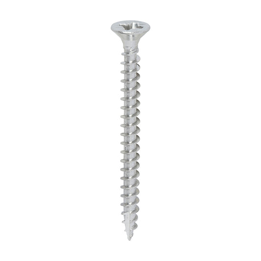 TIMCO 3.5 x 40mm (6 x 1"1/2) Countersunk Pozi, Woodscrew Stainless Steel A2 (Box of 200)