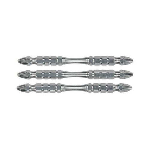 Makita Impact Torsion Double-Ended Screwdriver Bits PZ2 x 65mm (3 Pack)