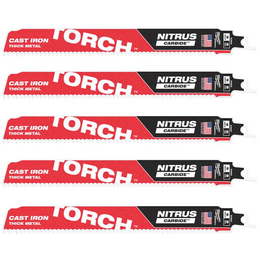 Milwaukee 9" 7TPI Metal: Heavy Duty Torch™ with Nitrus Carbide™