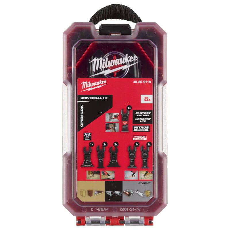Milwaukee Open-Lok Multi Material Blade Set - 8 Piece