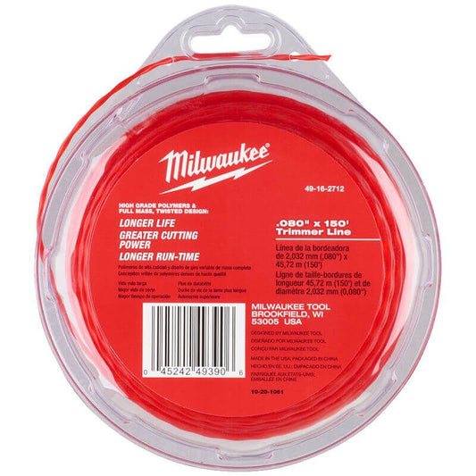 Milwaukee 2mm x 45m Replacement Trimmer Line