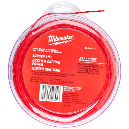 Milwaukee 2.4mm x 76m Trimmer Line