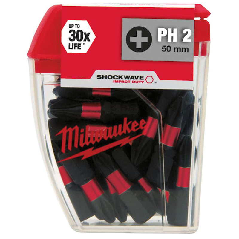 Milwaukee 25 Piece ShockWave Impact Duty TX20 x 25mm Screwdriving Bit Set