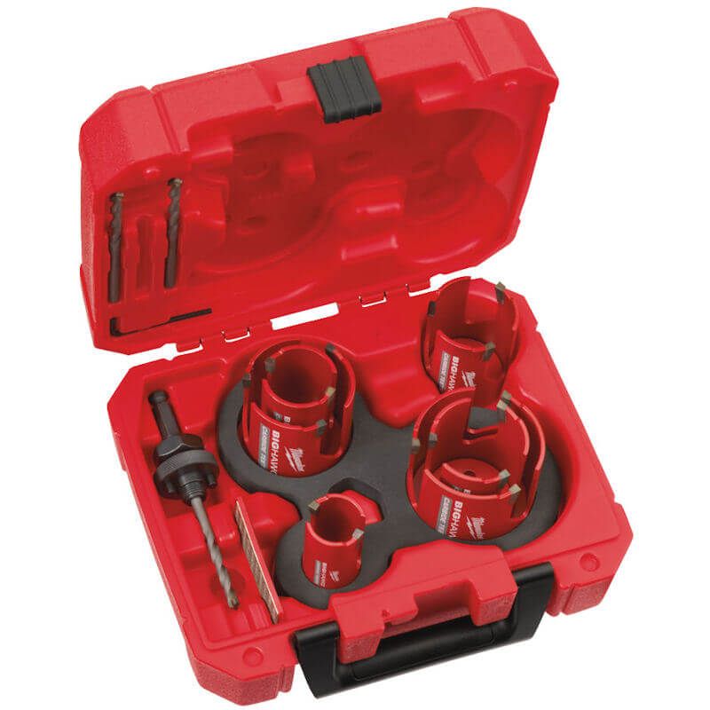 Milwaukee 10 Piece Big Hawg Holesaw Set