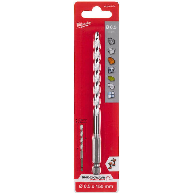 Milwaukee Multi Material Drill Bit 6.5mm