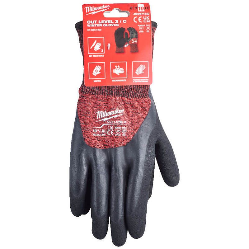 Milwaukee Cut Level 3 Winter Gloves 10/XL