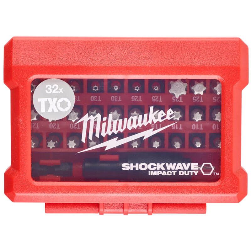 Milwaukee 1/4" SHOCKWAVE Impact Duty Bit Set x32 Pcs