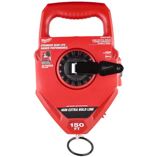 Milwaukee 45m Large Capacity Chalk Reel