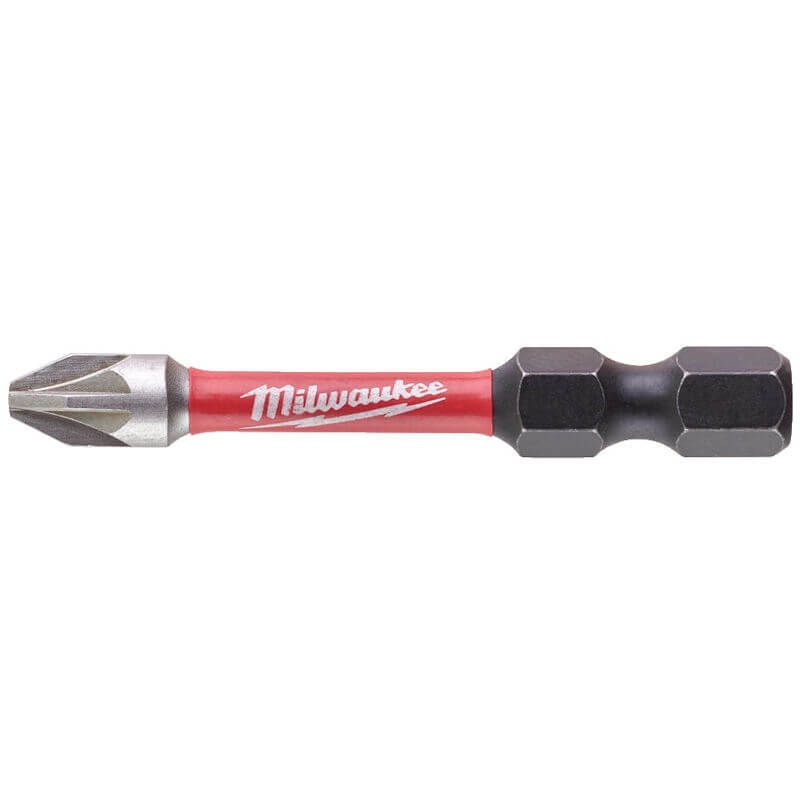 Milwaukee 10 Piece SHOCKWAVE™ Impact Duty Screwdriver Bits PZ2 x 50mm