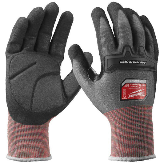 Milwaukee Size 9 (L) Cut Level 4 Pad Pro Gloves