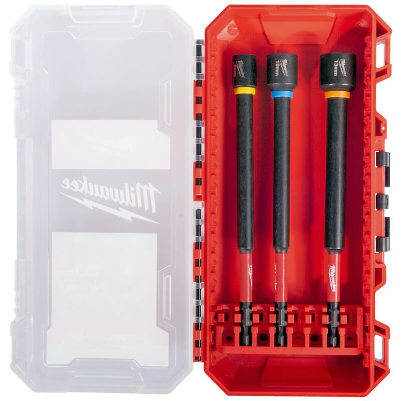 Milwaukee Shockwave Long Nut Driver Set 8-13mm