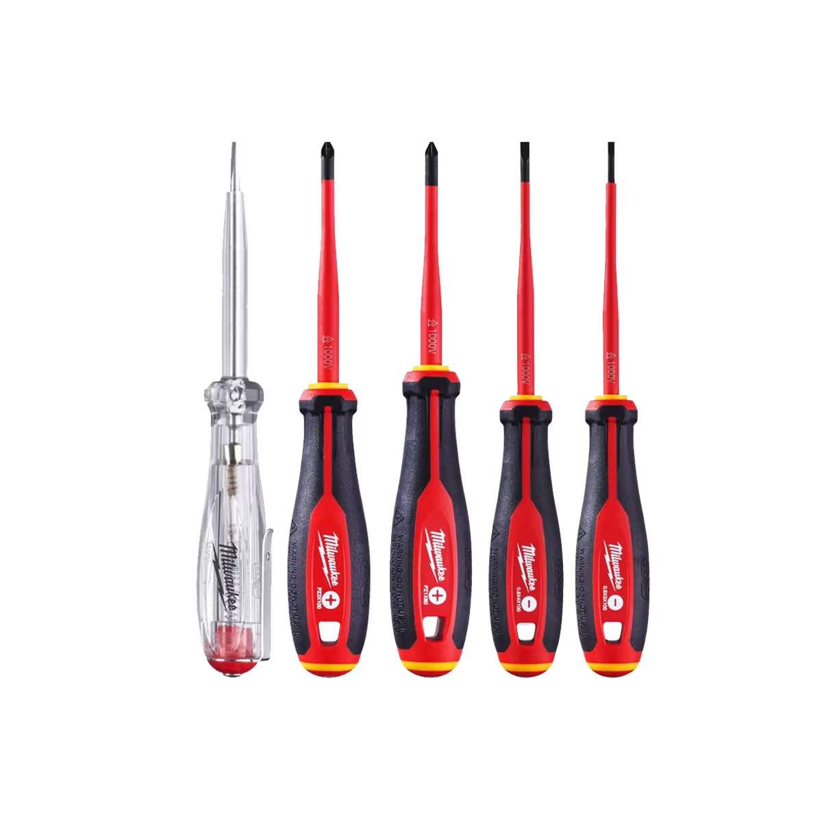 Milwaukee 5 Piece Tri-Lobe VDE Screwdriver Set
