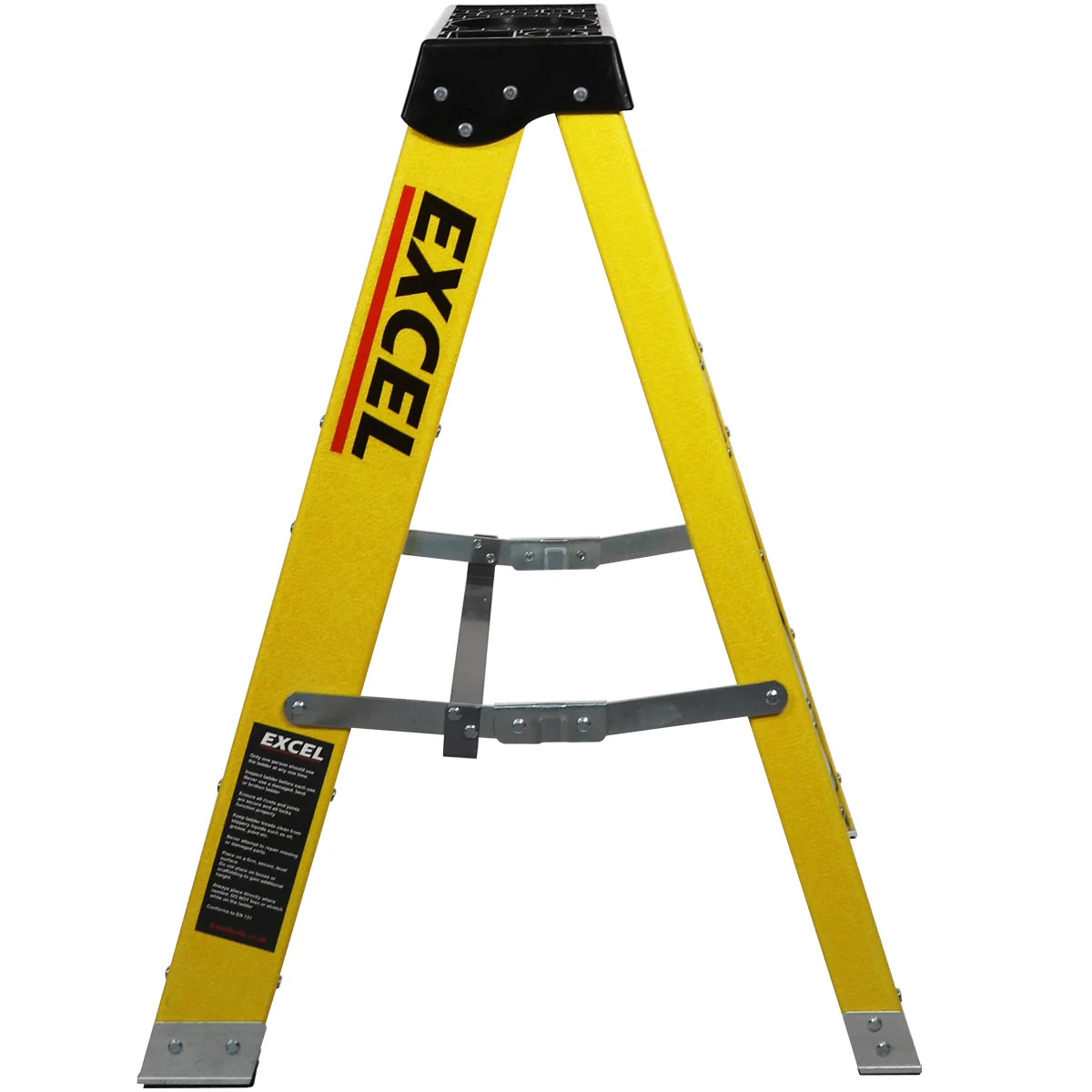 Excel 7403 3 Tread Fibregalss Ladder 0.76m