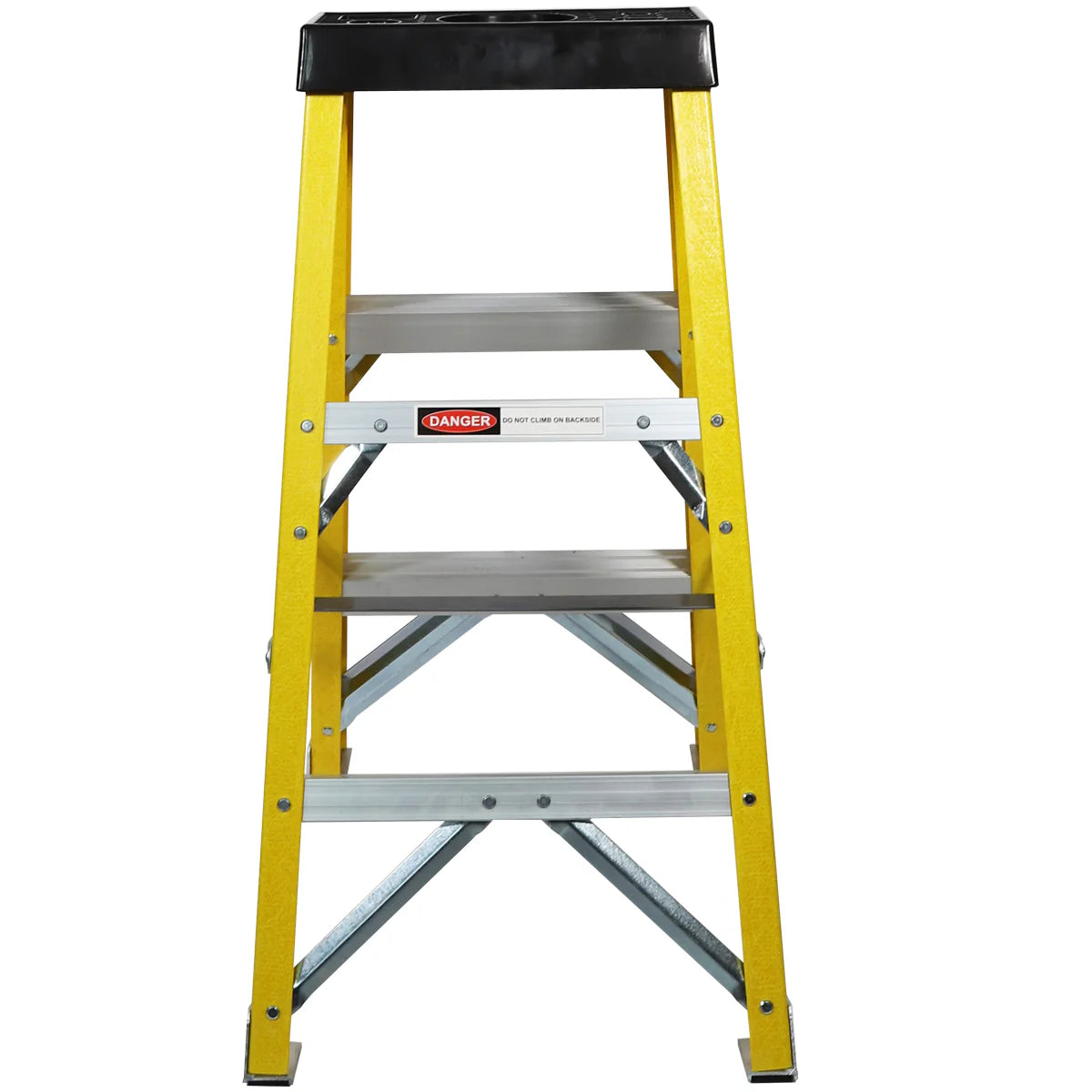 Excel 7403 3 Tread Fibregalss Ladder 0.76m