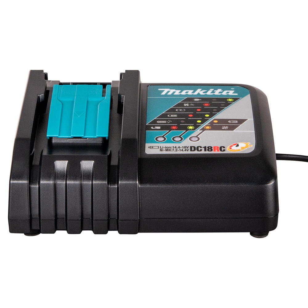 Makita DC18RC 7.2V-18V LXT Multi-Voltage Compact Charger