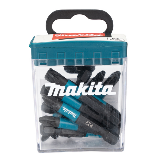 Makita Screw Bit Impact Black PZ2 50 mm 10 pcs