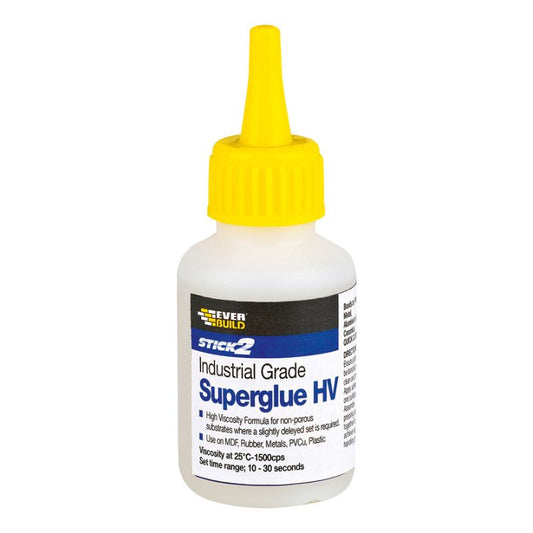 Everbuild Industrial Super Glue HV 20gm