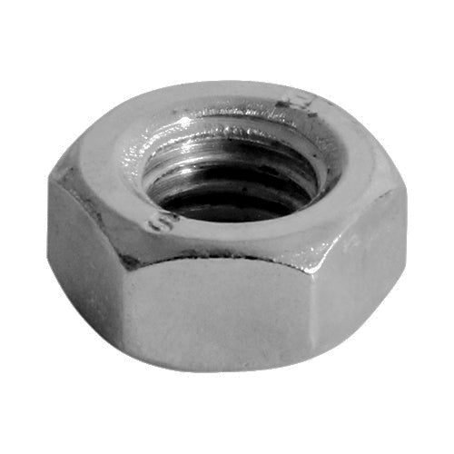 Timco M12 Hex Full Nuts DIN 934 – Stainless Steel (10 Pack)