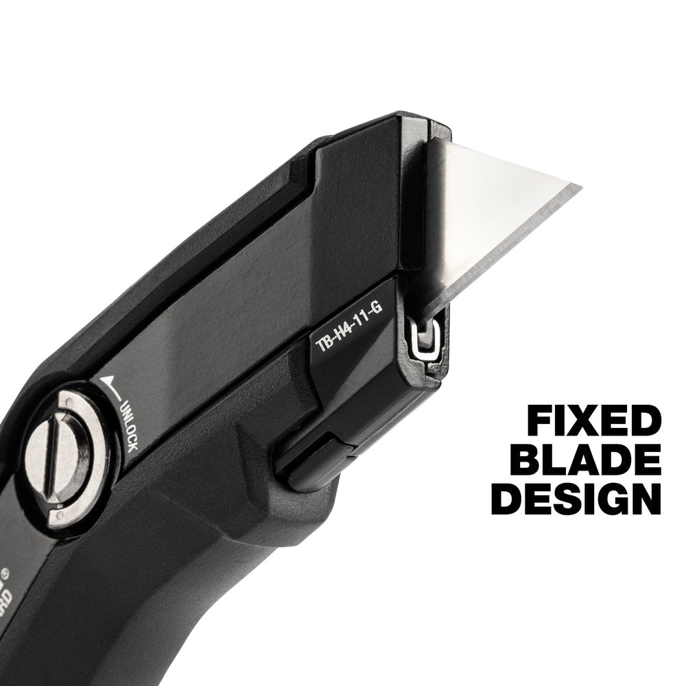 ToughBuilt Fixed Blade Knife + Sliding Guard