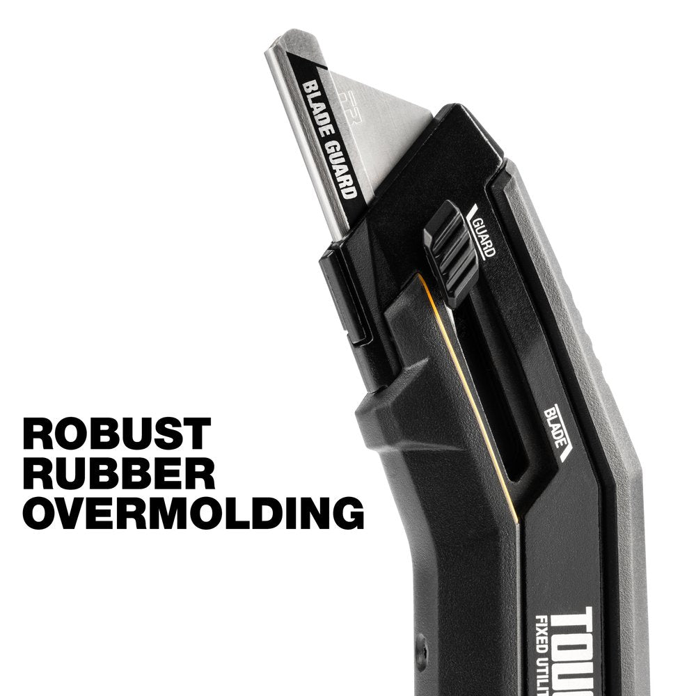 ToughBuilt Fixed Blade Knife + Sliding Guard