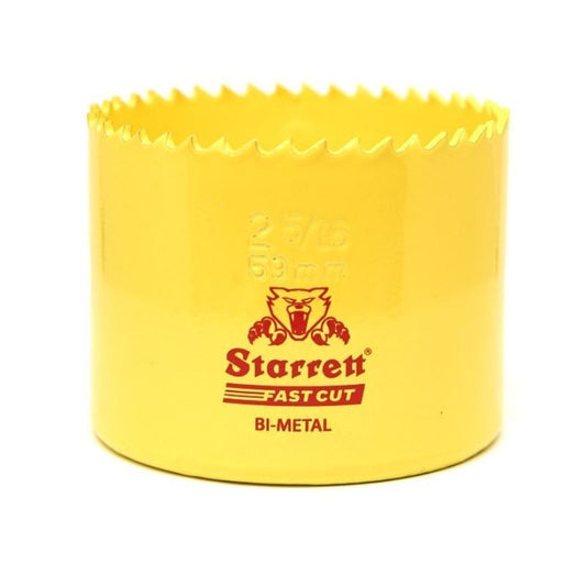Starrett 59mm (2.5/16”) Diameter Bi-Metal Fast Cut Holesaw