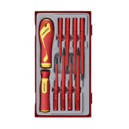 Teng Tools Insulated Screwdriver Set Interchangeable Blades TT1 10 Pieces