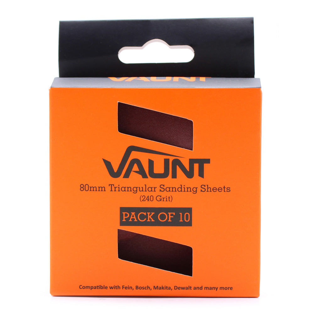 Vaunt Triangular Sanding Pad 240 Grit - Pack of 10