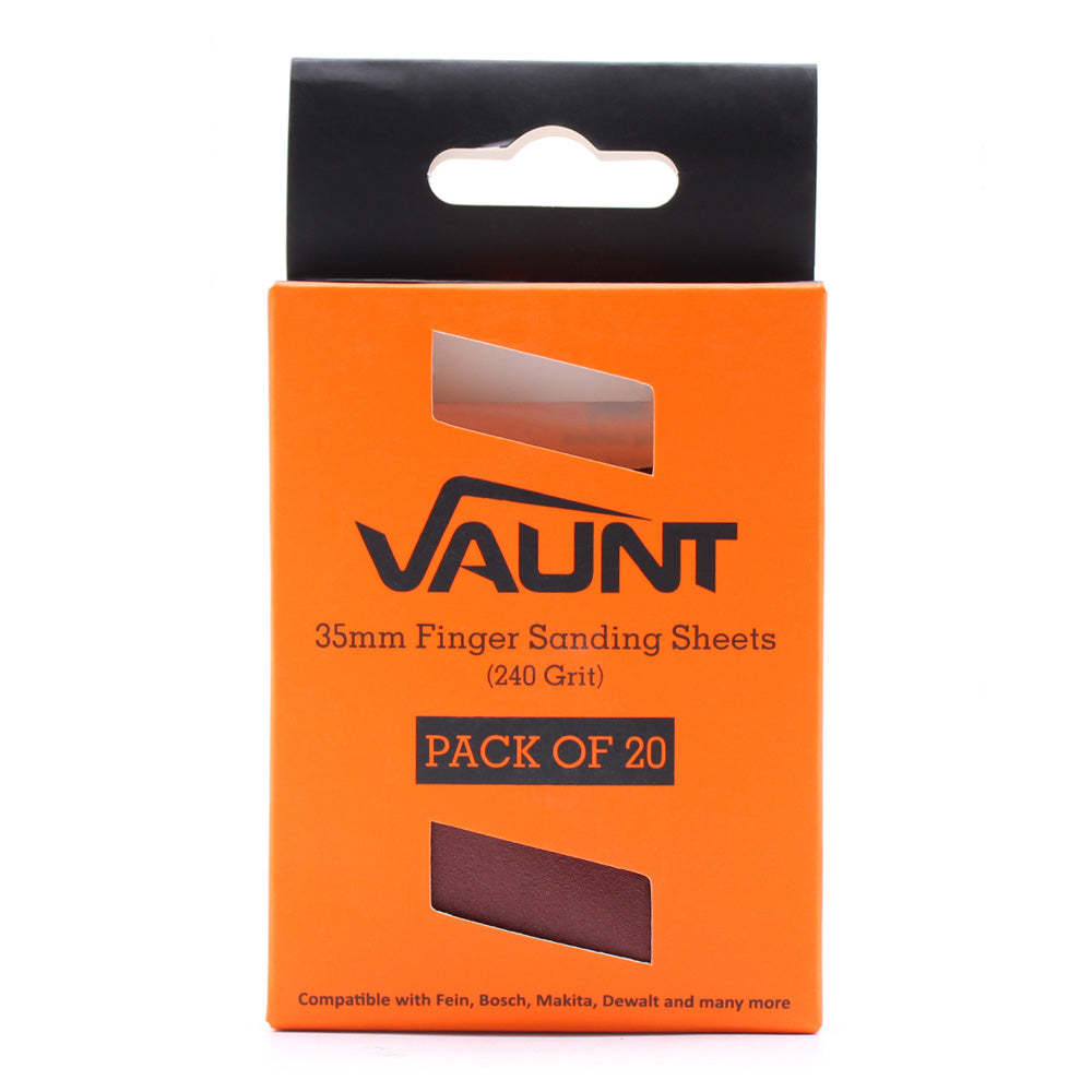 Vaunt Finger Sanding Pad 240 Grit - Pack of 20