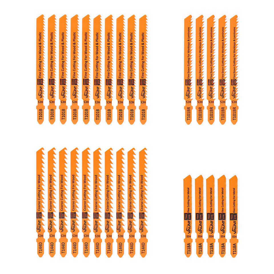 Vaunt 30 Piece Mixed Jigsaw Blades Set