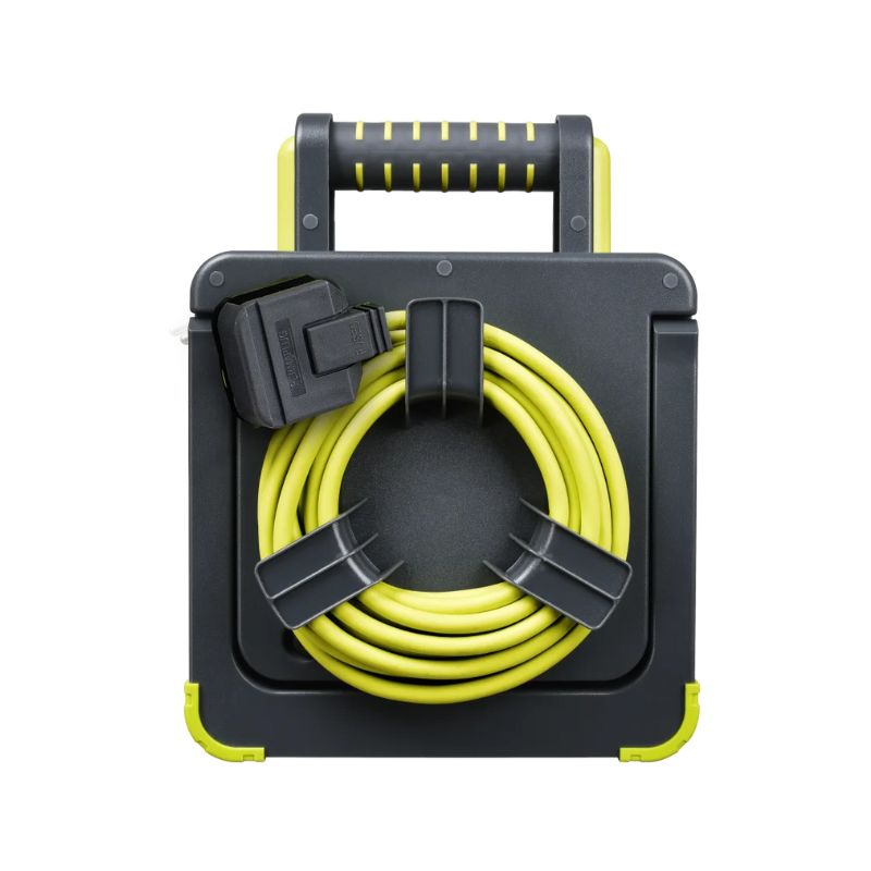 Masterplug ProXT 4 Socket LED Worklight Extension Reel 5m Cable