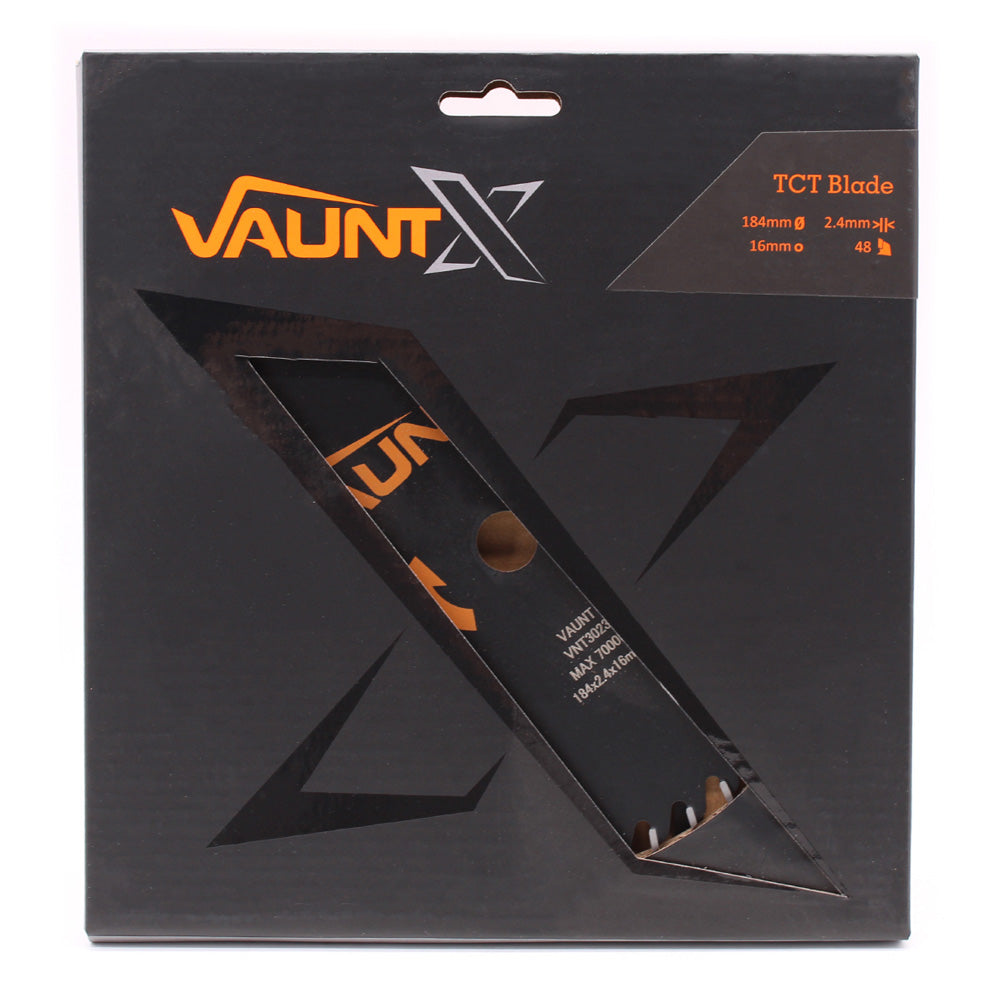 Vaunt X 184mm x 16mm 48T TCT Premium Circular Saw Blade