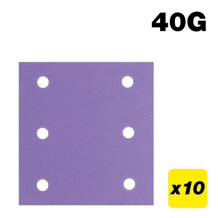 Trend Universal 1/4 Sheed Sander 115mm X 115mm Zirconium (10 Pack)