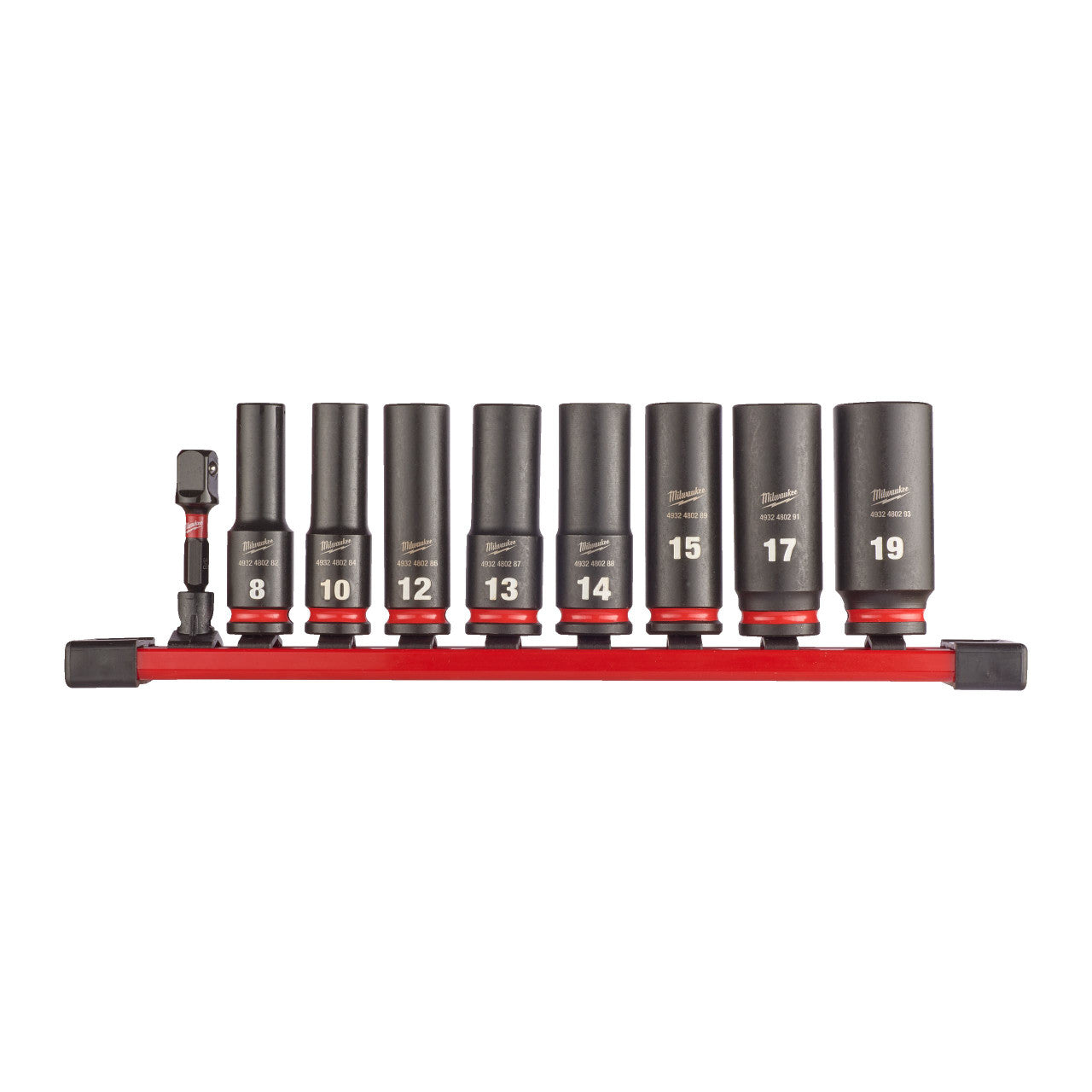 Milwaukee 9 Piece 3/8" SHOCKWAVE™ IMPACT DUTY Deep Impact Sockets