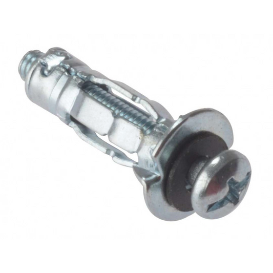 Fixings & Fasteners Zinc Metal Cavity Anchor M5x52 (Box of 100)