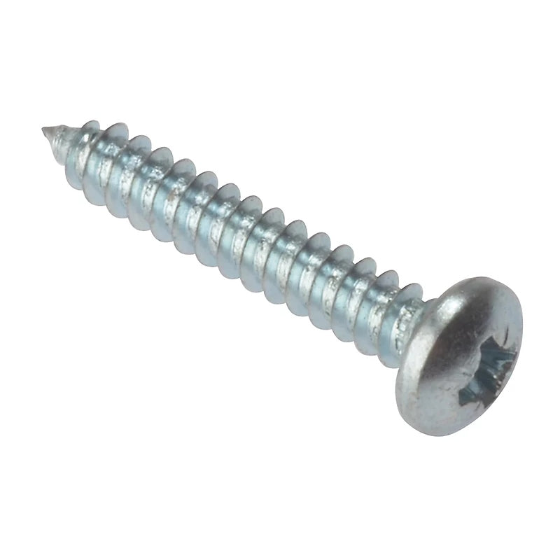 Forgefix 3/4" x 8 Self Tapping Screw (Pack of 30) Zinc Plated
