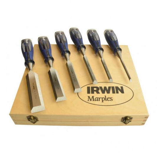 Irwin Marples M750 Splitproof Pro Bevel Edge Chisel Set (6 Piece)