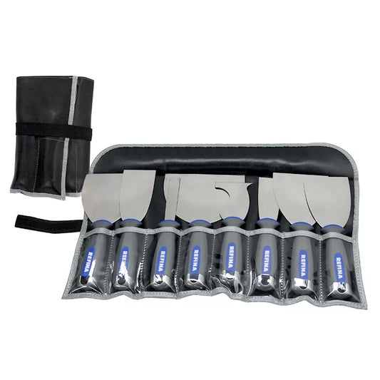 REFINA Premium Joint Knife Set (8) + Wrap 1" To 6"