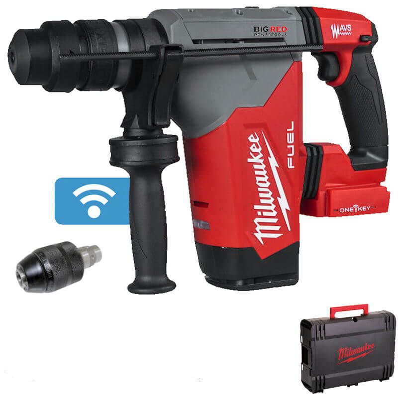 Milwaukee M18 FUEL™ High Performance 32mm SDS-Plus Hammer With ONE-KEY™ & FIXTEC™ (Bare Unit in Case)
