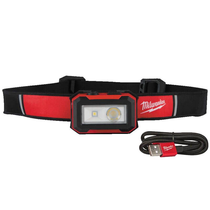 Milwaukee IRHL450 USB Internally Rechargeable Headlamp 450 Lumens
