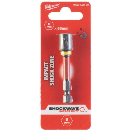 Milwaukee SHOCKWAVE™ Magnetic Nut Driver Hex 8 x 65 mm