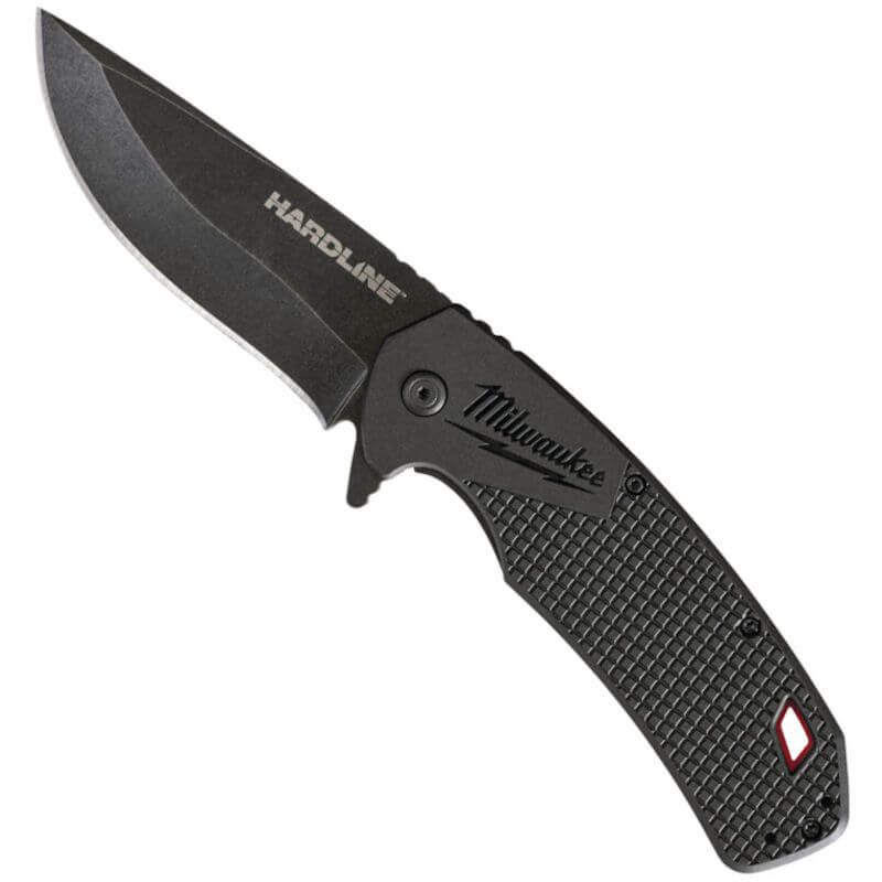 Milwaukee HARDLINE™ 89mm Folding Knife Smooth