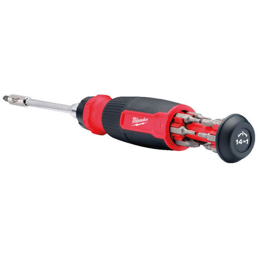 Milwaukee 14-in-1 Ratchet Multi-Bit Screwdriver