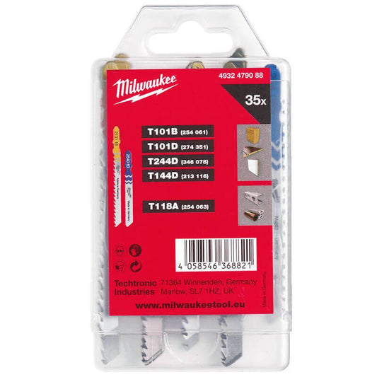 Milwaukee 35 Piece Jigsaw Blade Set