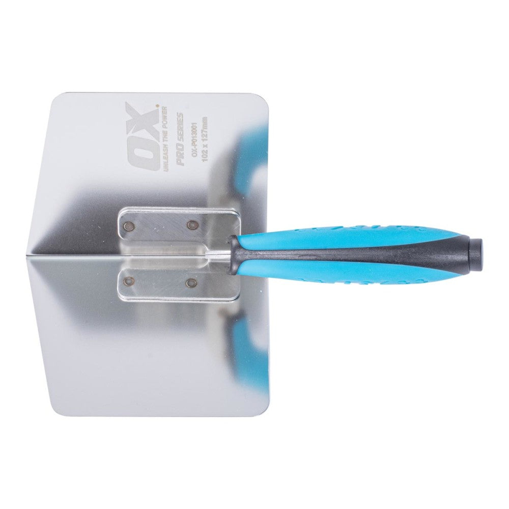 OX Pro Drywall Internal Corner Trowel 102mm x 127mm