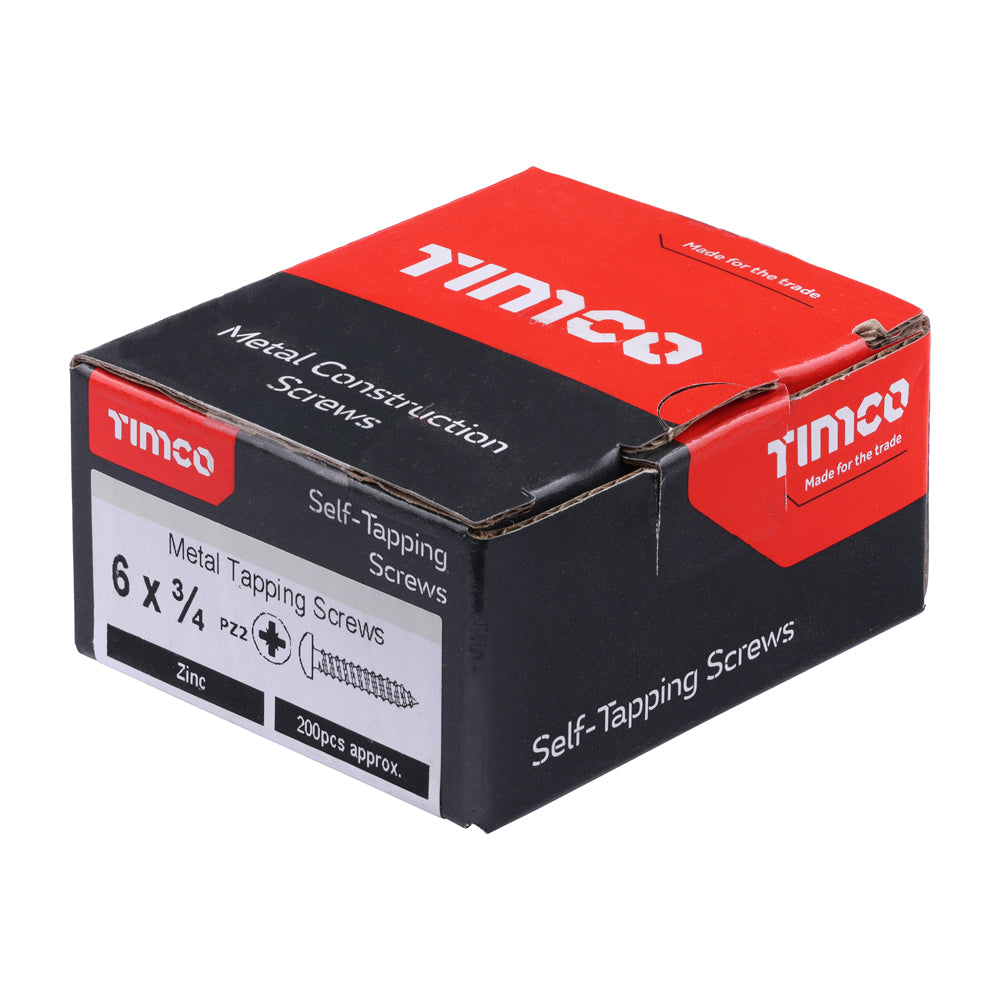 TIMCO Self-Tapping Screws - PZ - Pan - Zinc 3.5 x 19mm