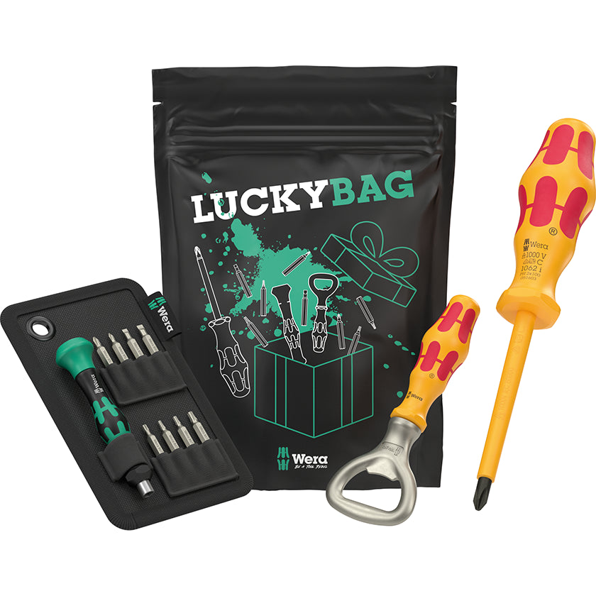 Wera Lucky Bag Limited Edition Screwdrivers & Bottle Opener Gift Set