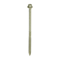 TIMCO 6.7 x 125mm Timber Frame Construction & Landscaping Screws - Hex - Exterior - Green Organic (50 Box)