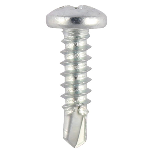TIMCO Window Fabrication Screws - Pan - PH - Self-Tapping Thread - Self-Drilling Point - Zinc 4.2mm x 19mm